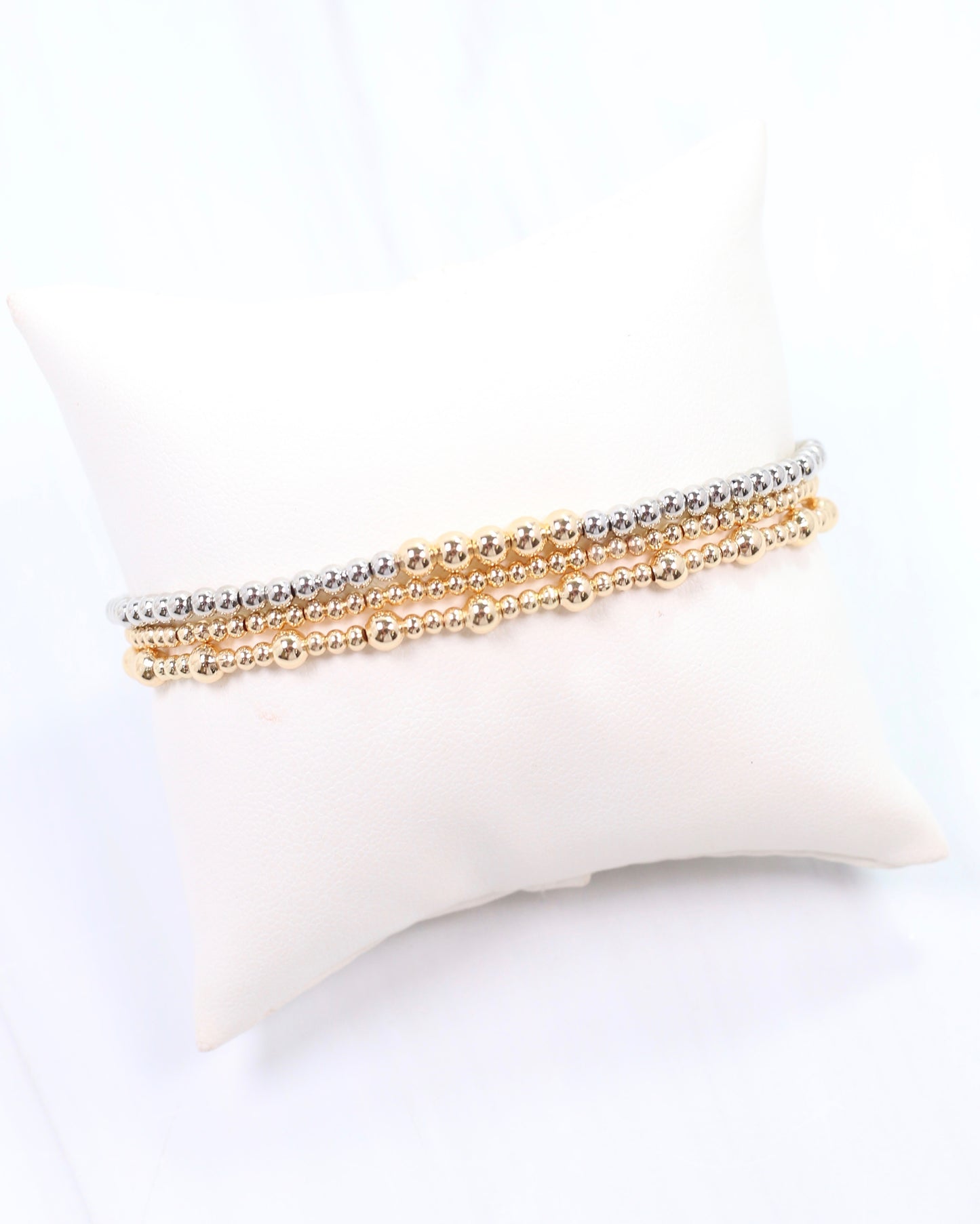 Leah Bracelet Set Gold Silver