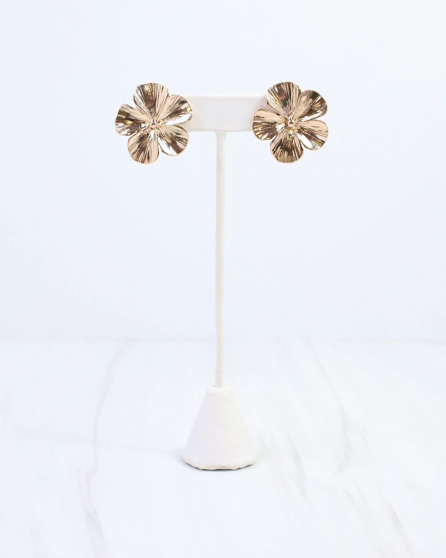 Chevelle Flower Post Earring Gold