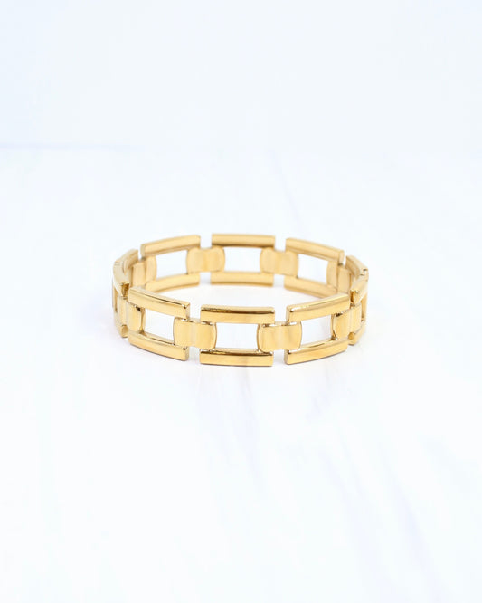 Calista Link Bangle WP Gold
