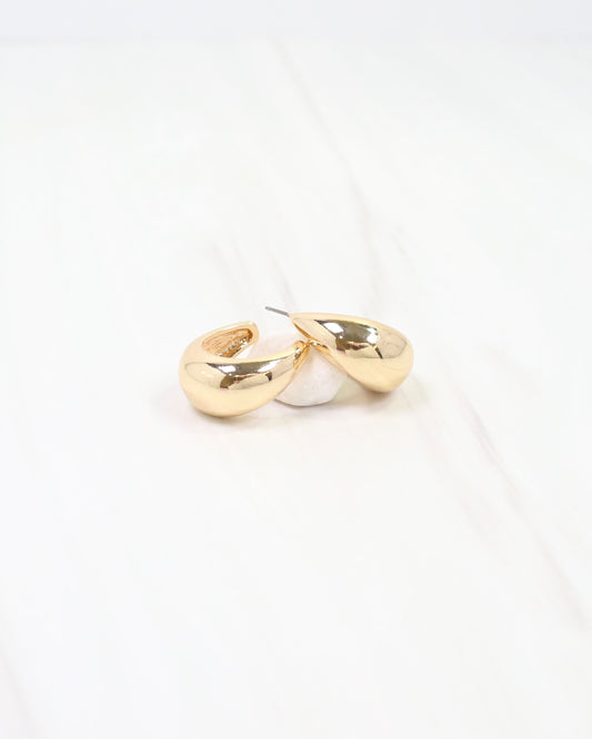 Coos Bay Hoop Earring Gold
