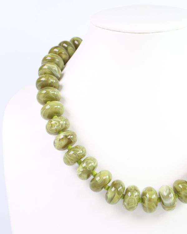 Bryant Beaded Necklace Olive