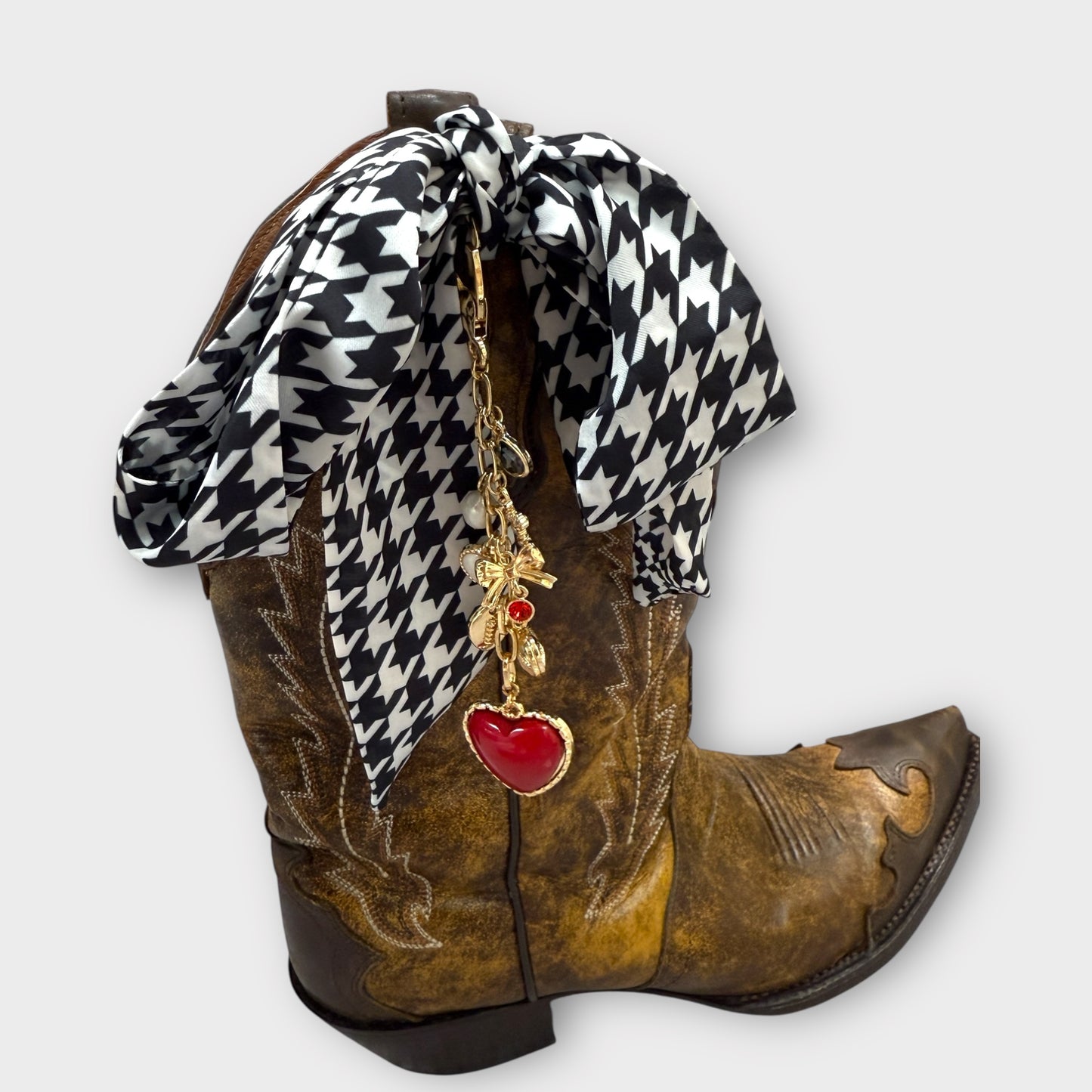 Boot Bundle Crimson & Black - White