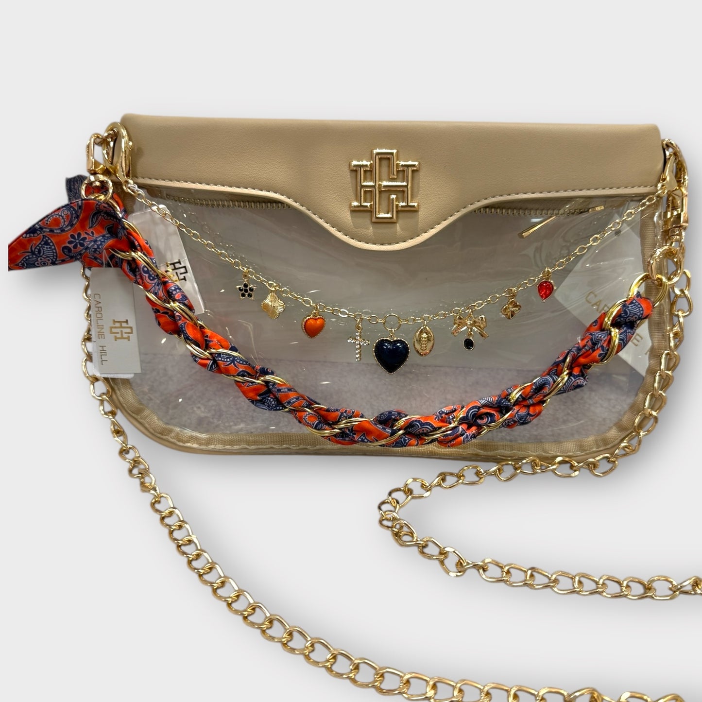 Orange Blue Clear Bag Bundle