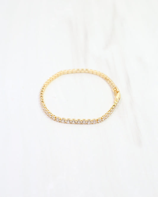 Searcy CZ Bracelet Gold