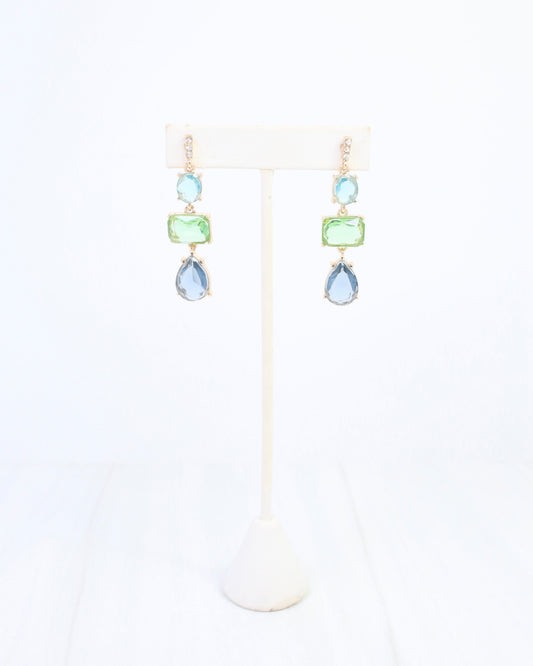 Dawson Crystal Drop Earring Multi