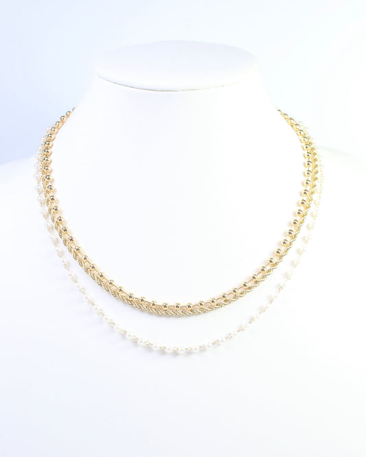Bianca Multi Chain Necklace Gold