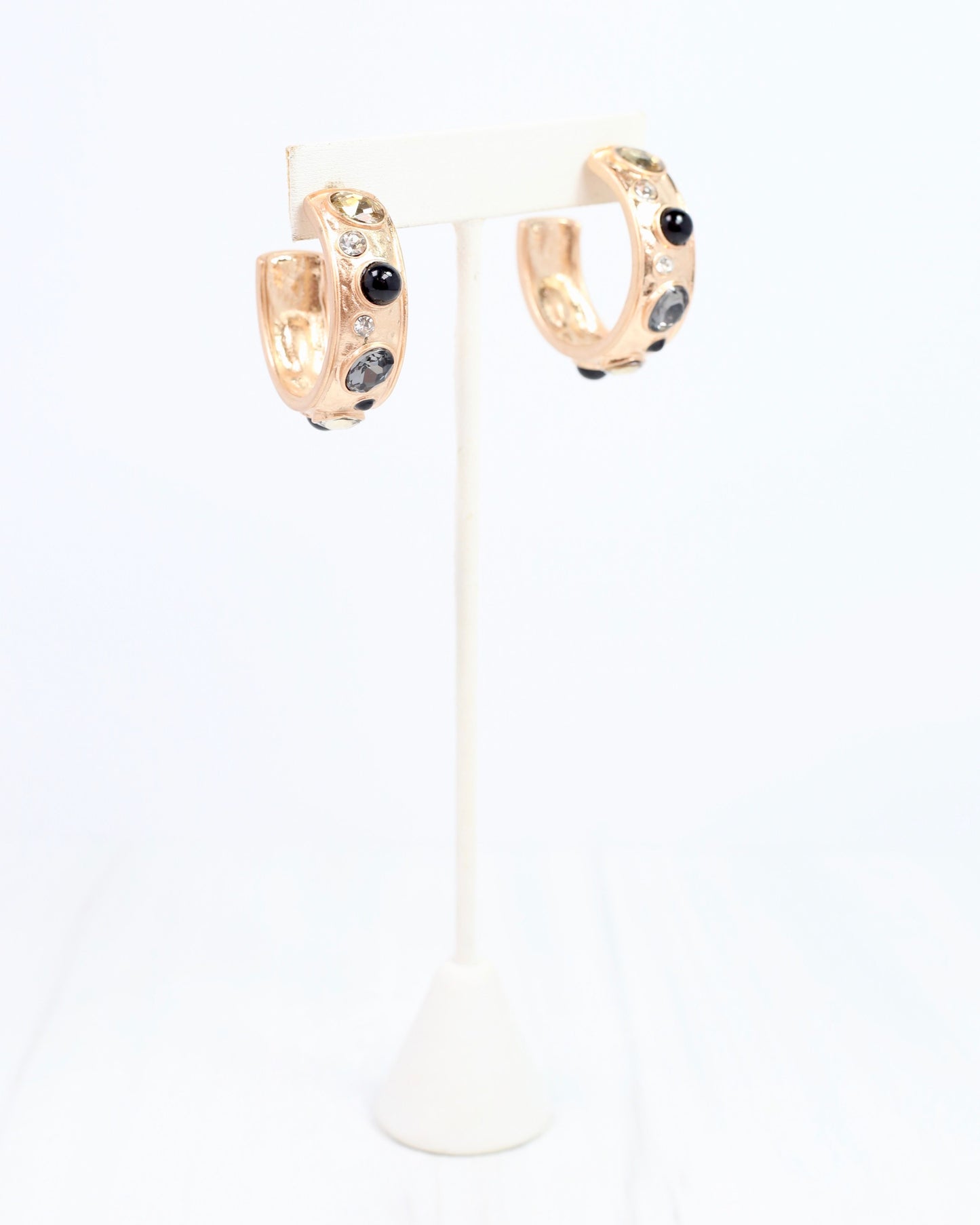 Julietta Hoop Earring Black Diamond