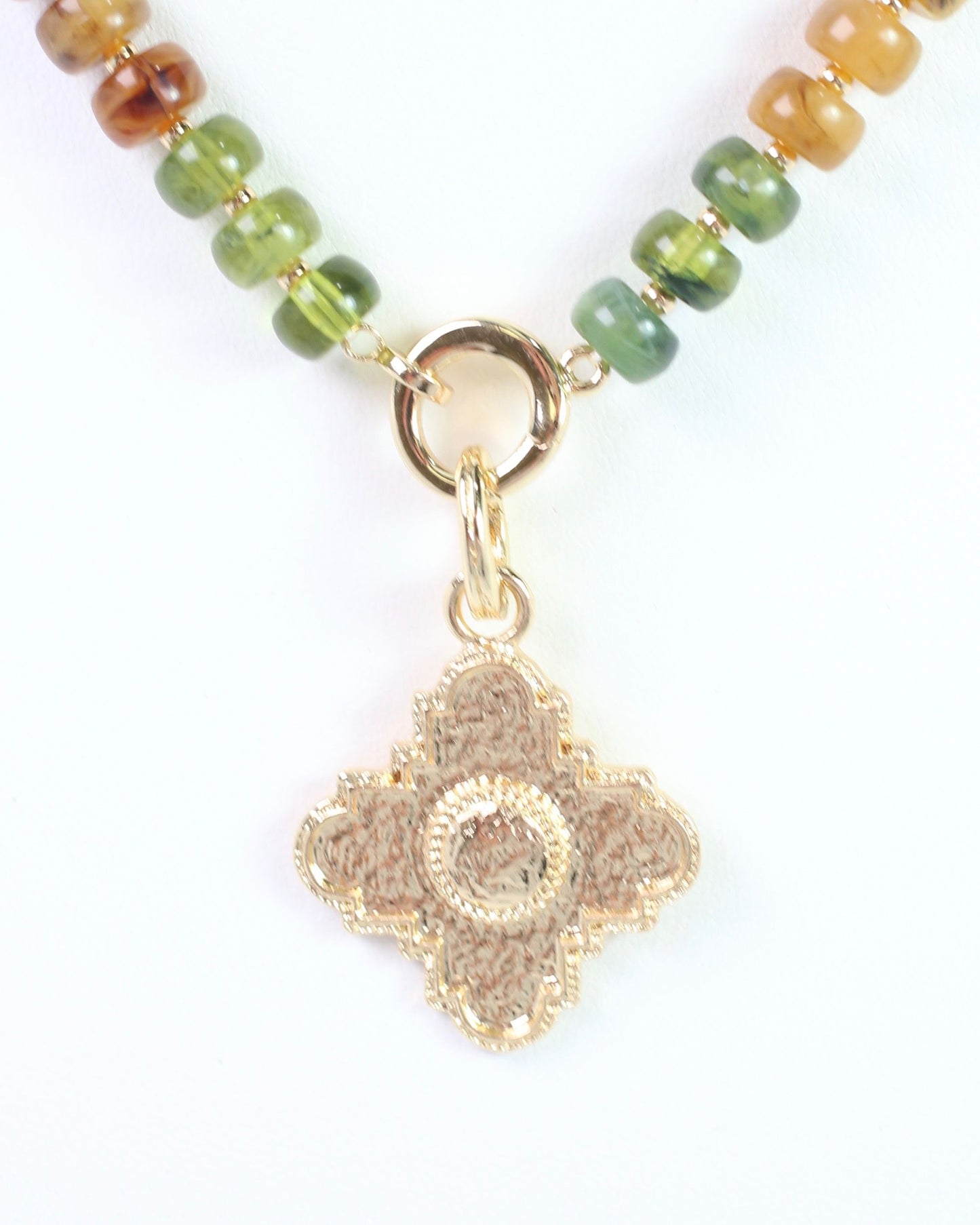 Paloma Mini Cross Charm Gold