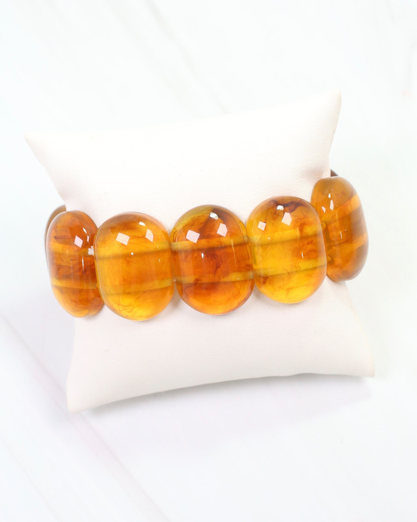 Berlin Oval Stetch Bracelet Tortoise