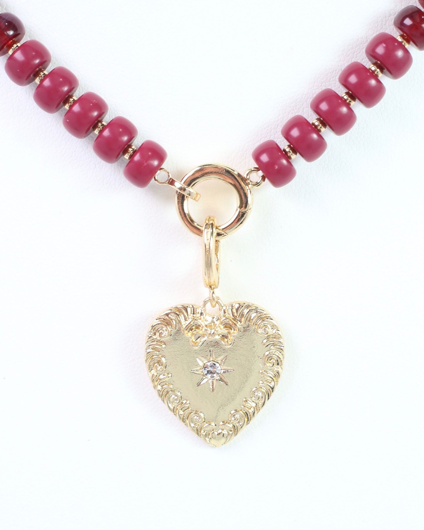 Hartsfield Heart Charm Gold