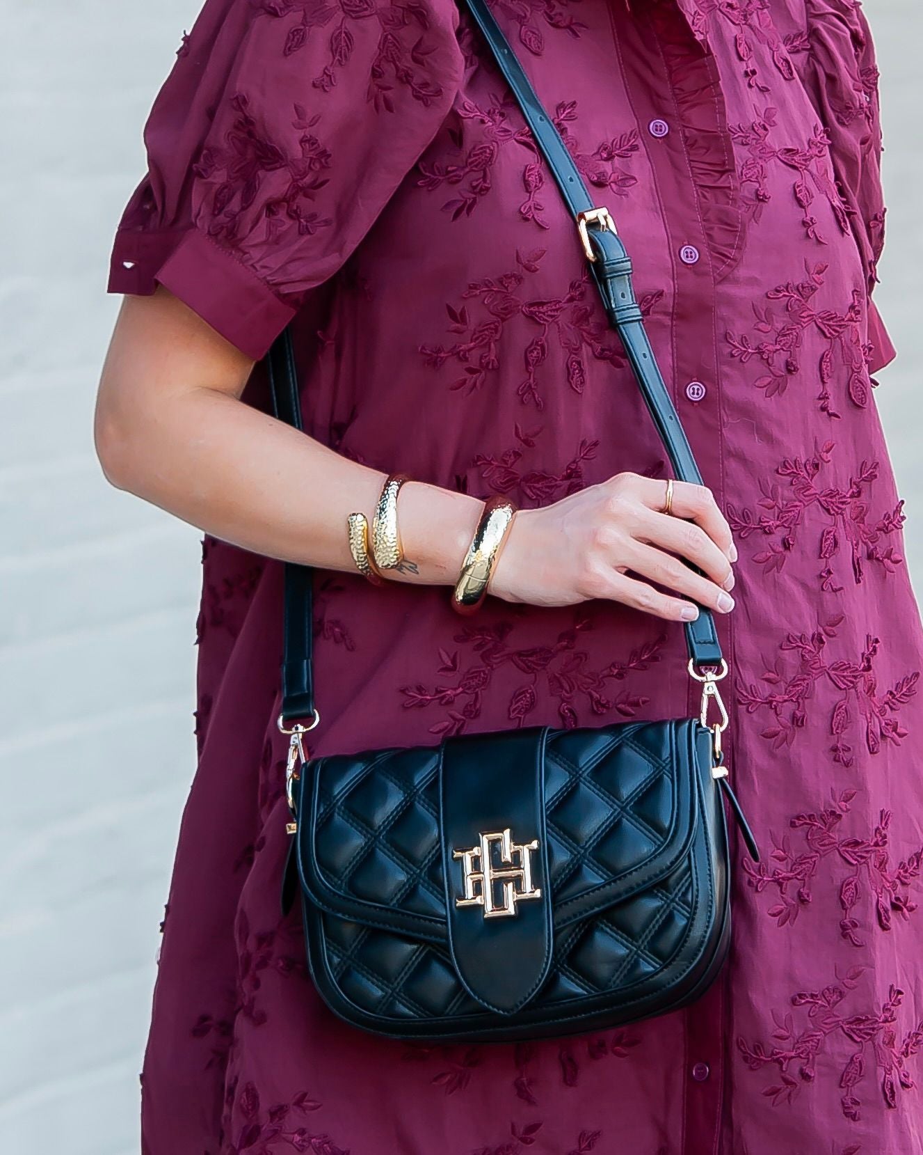 Griffin Crossbody Bag Black DQ