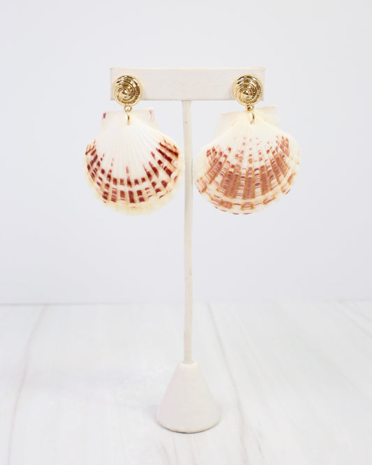 Sallisaw Shell Dangle Earring Natural
