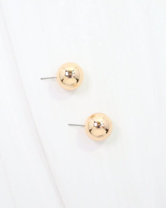 Bailey Large Ball Earring WR Gold