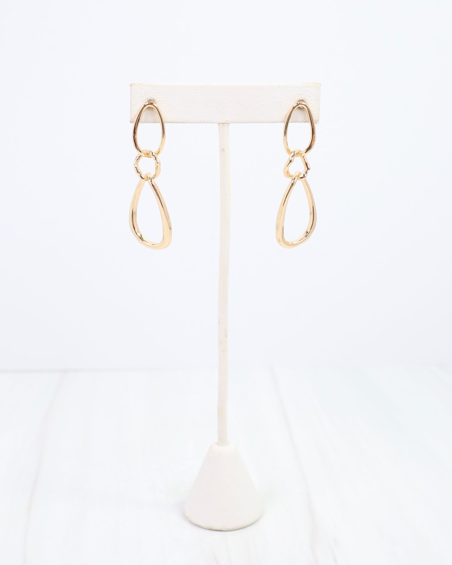 Edmond Dangle Link Earring Gold