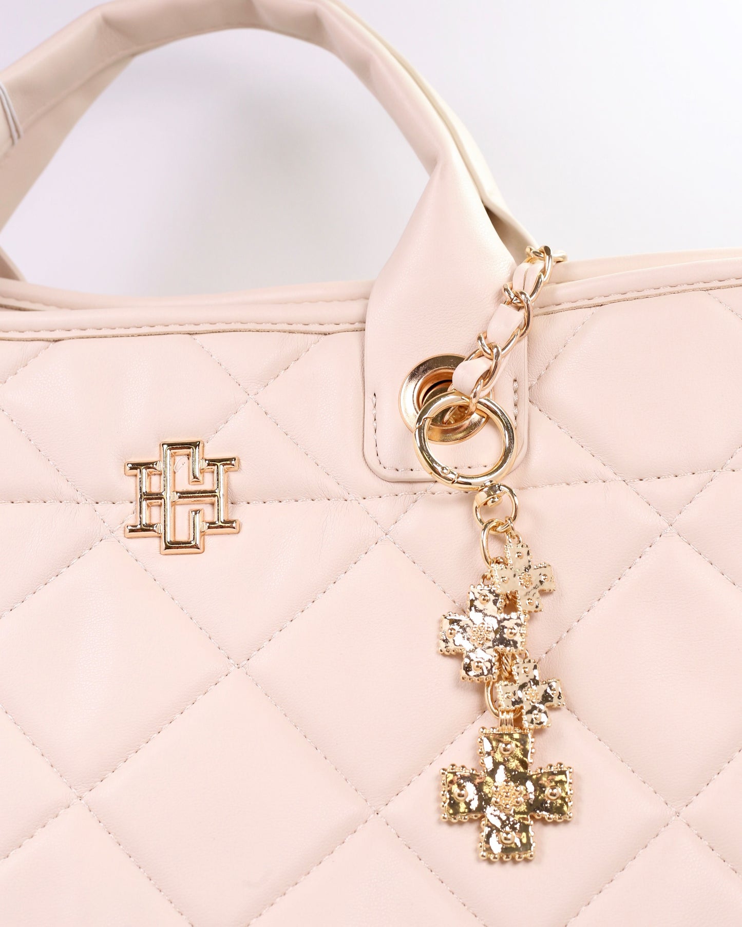 Kennon Cross Bag Charms Gold