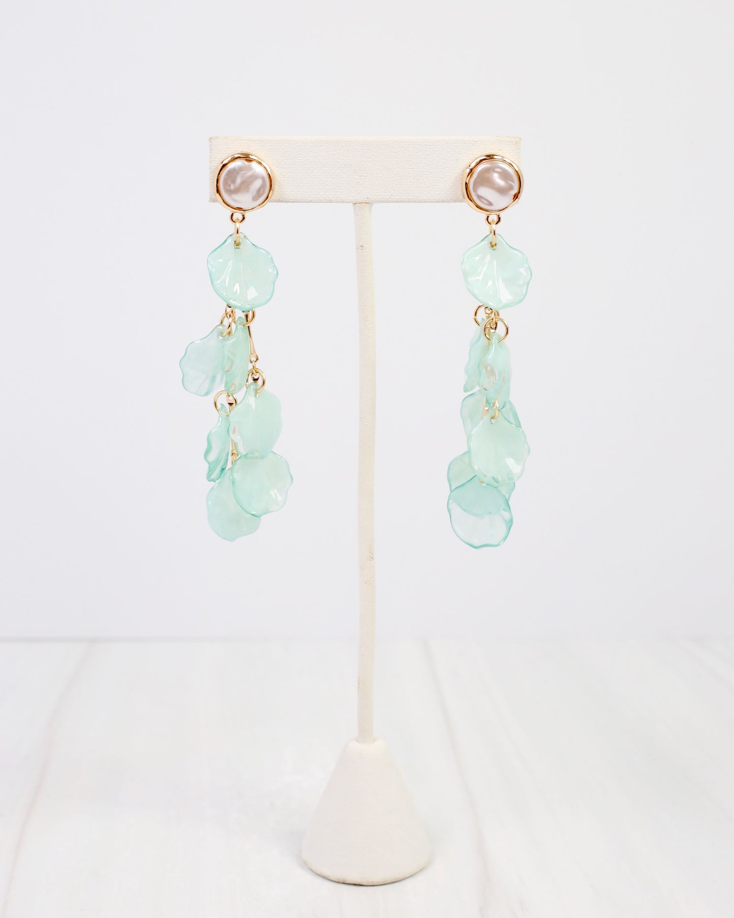 Dillon Petal Dangle Earring Turquoise