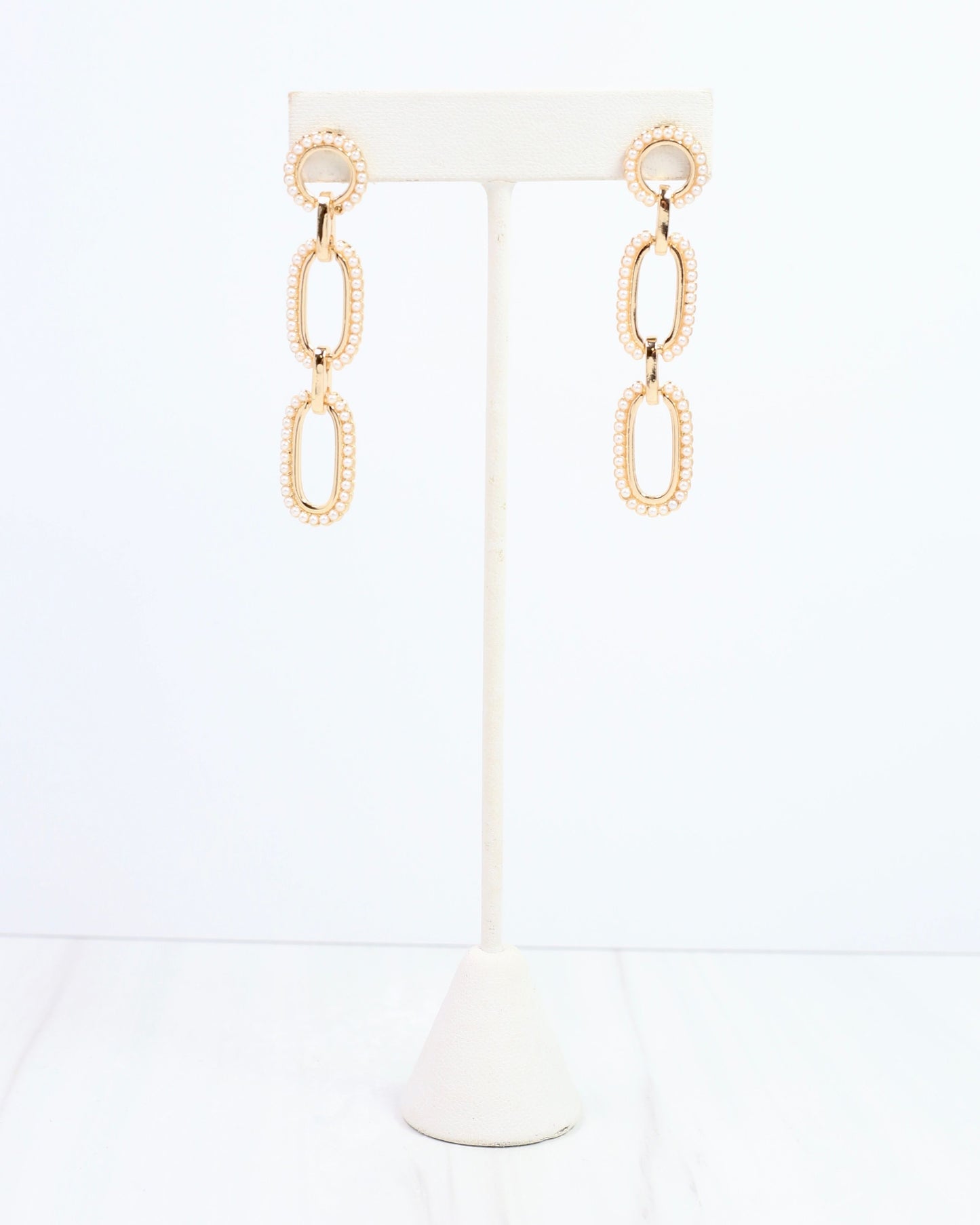 Lettie Link Post Earring Pearl