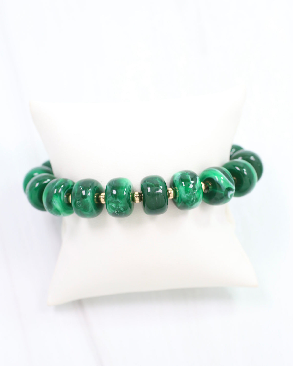 Tanner Beaded Bracelet Green