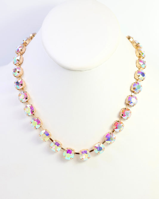 Andi Rhinestone Necklace Clear AB