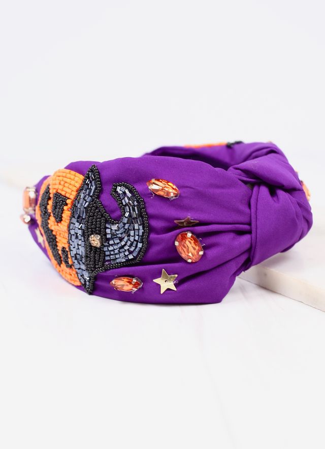 Put a Spell on You Headband PURPLE