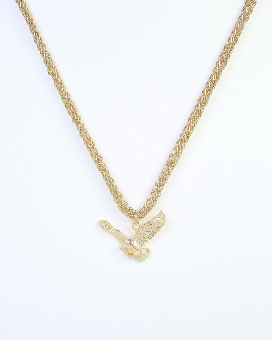 Corie Cord Necklace Eagle Gold