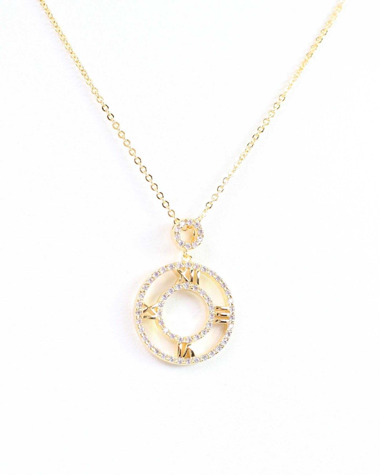 Tales of Time Charm Necklace Gold