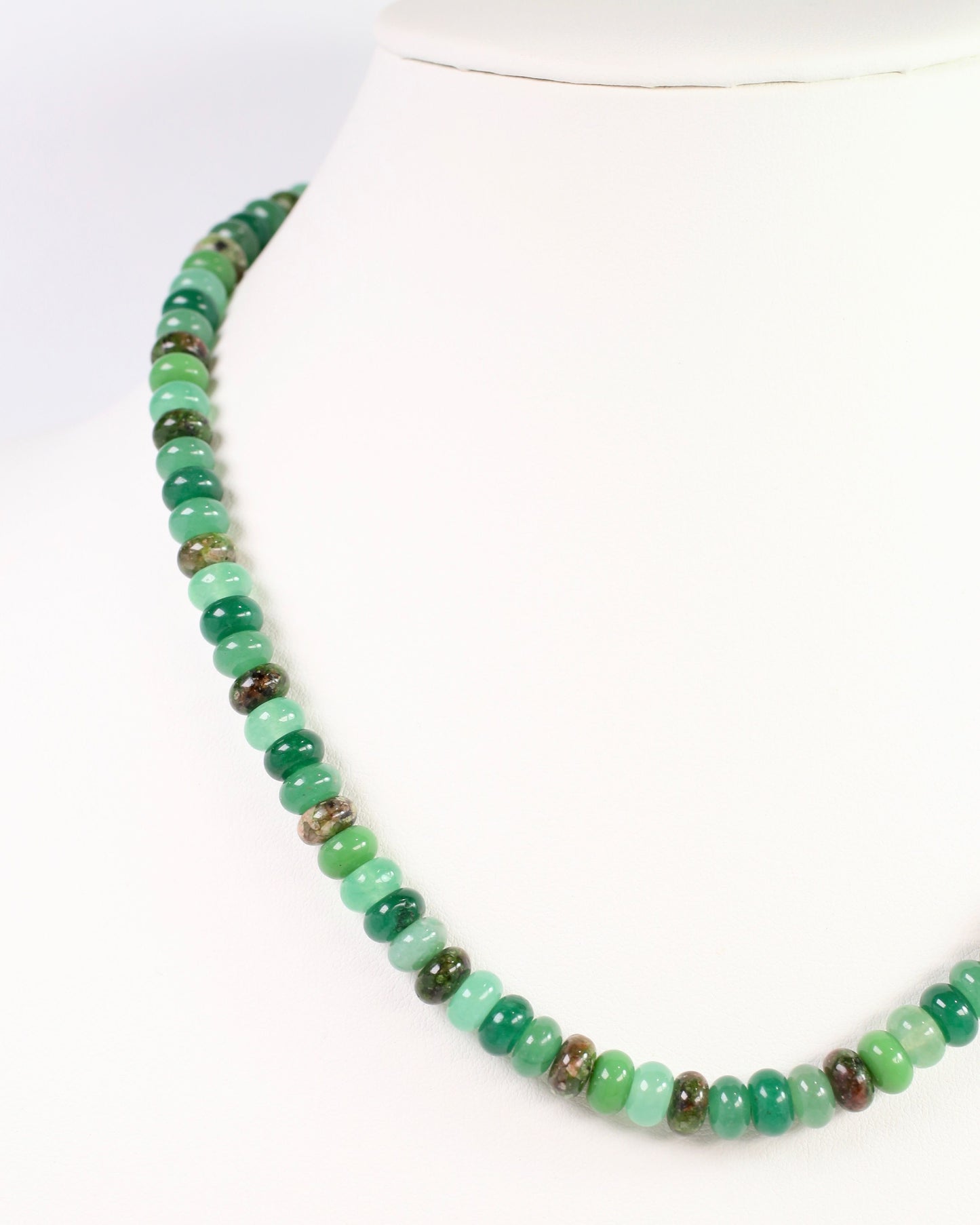 Regency Beaded Necklace Green