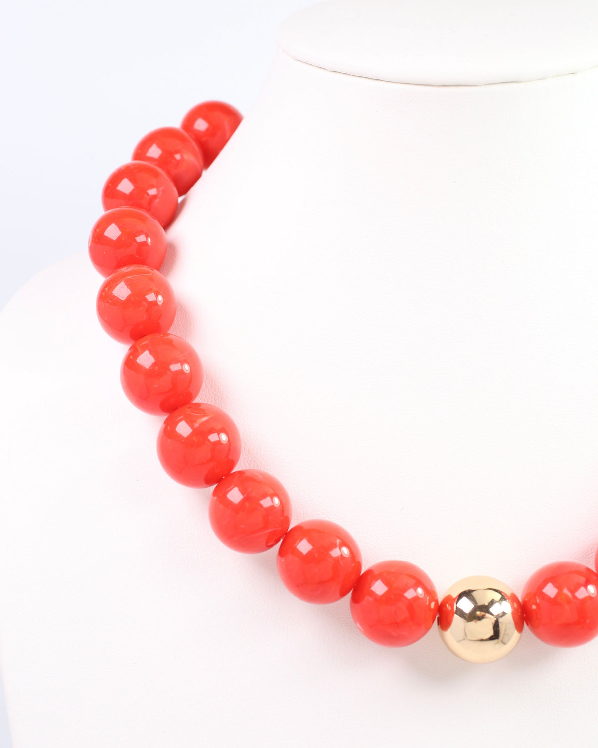 James Beaded Necklace Red