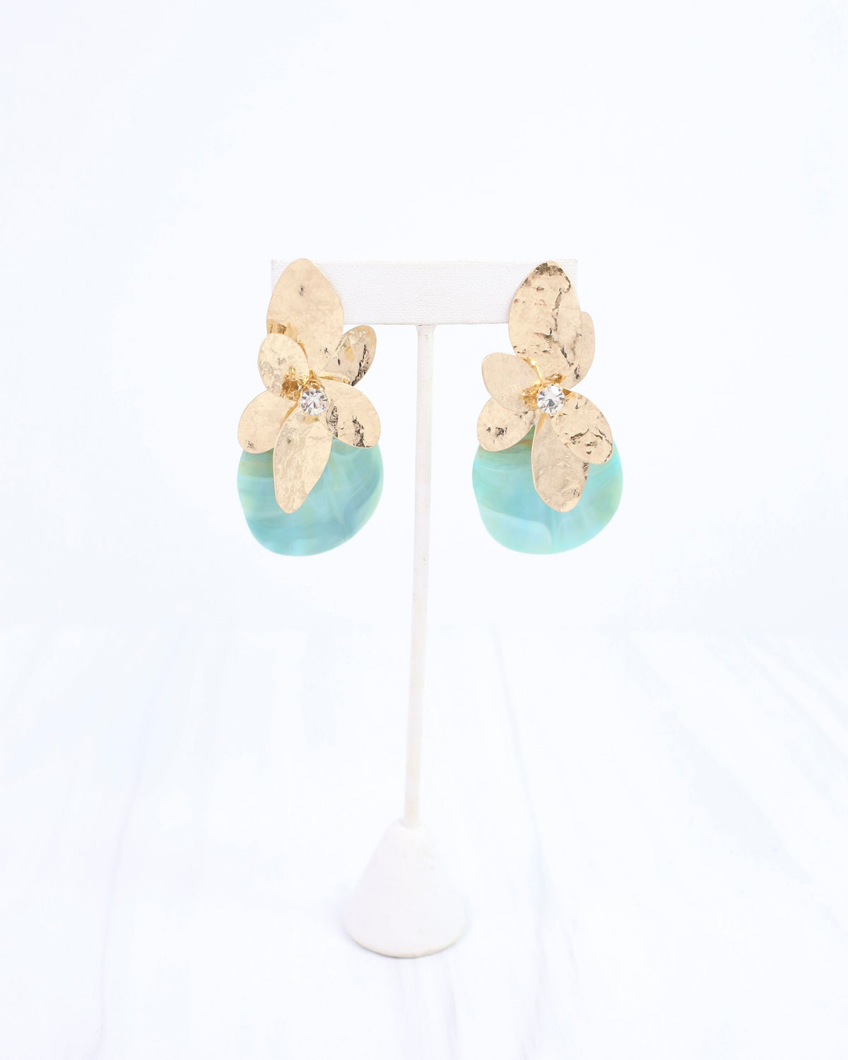 Renata Flower Stud Earring Mint