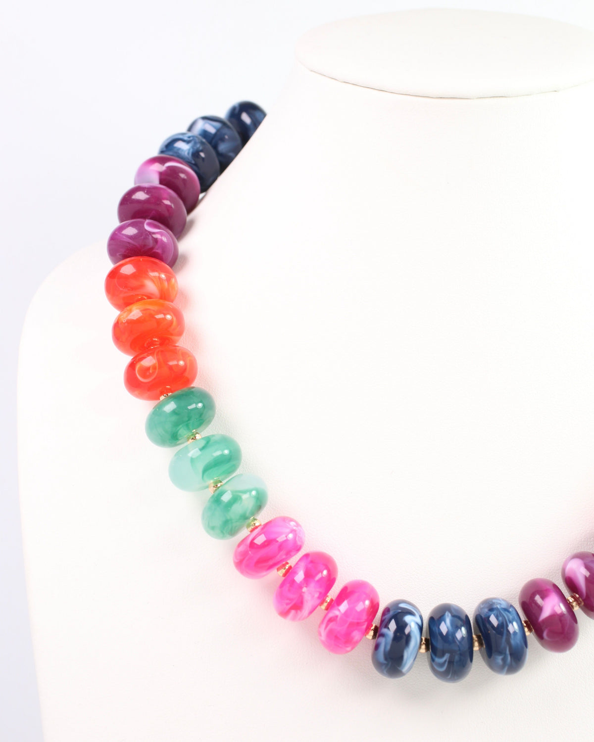 Bryant Beaded Necklace Dark Multi