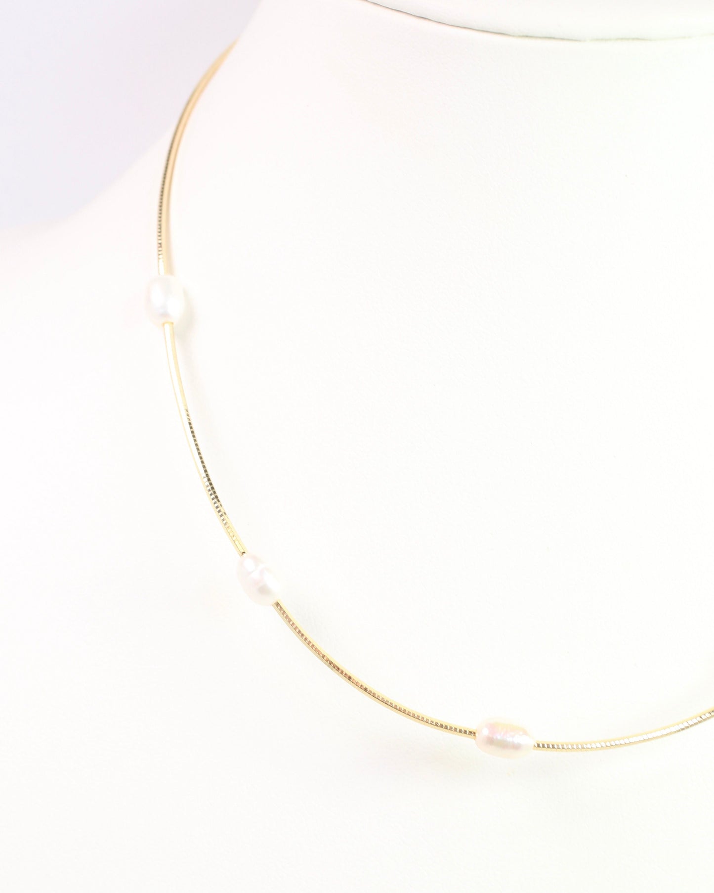 Erin Pearl Necklace WR Gold