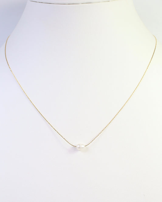 Conquest Necklace with Pearl Gold
