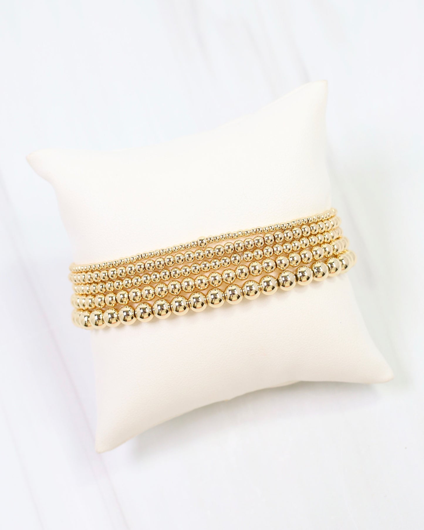 Ardmore Beaded Bracelet Set Gold