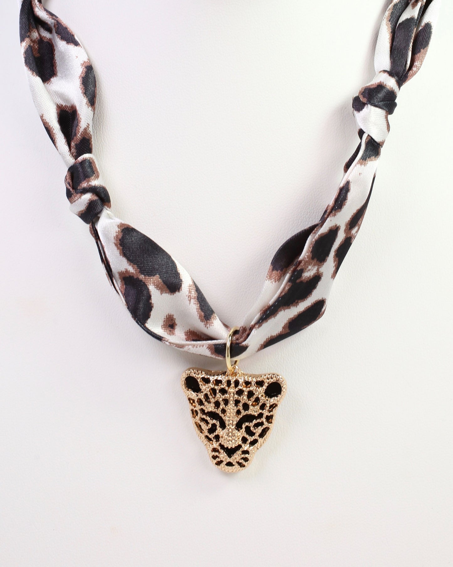 Jackie Jag Scarf Necklace Gold