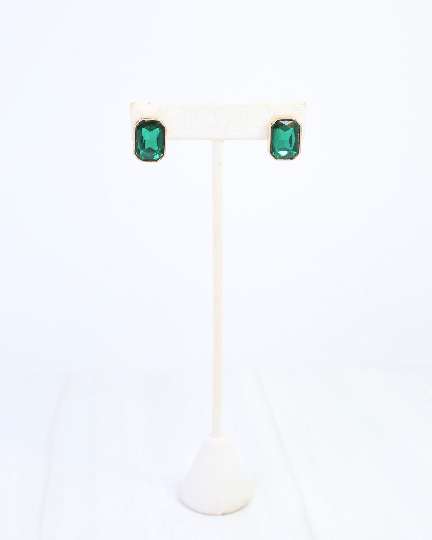 Willis Crystal Earring Green