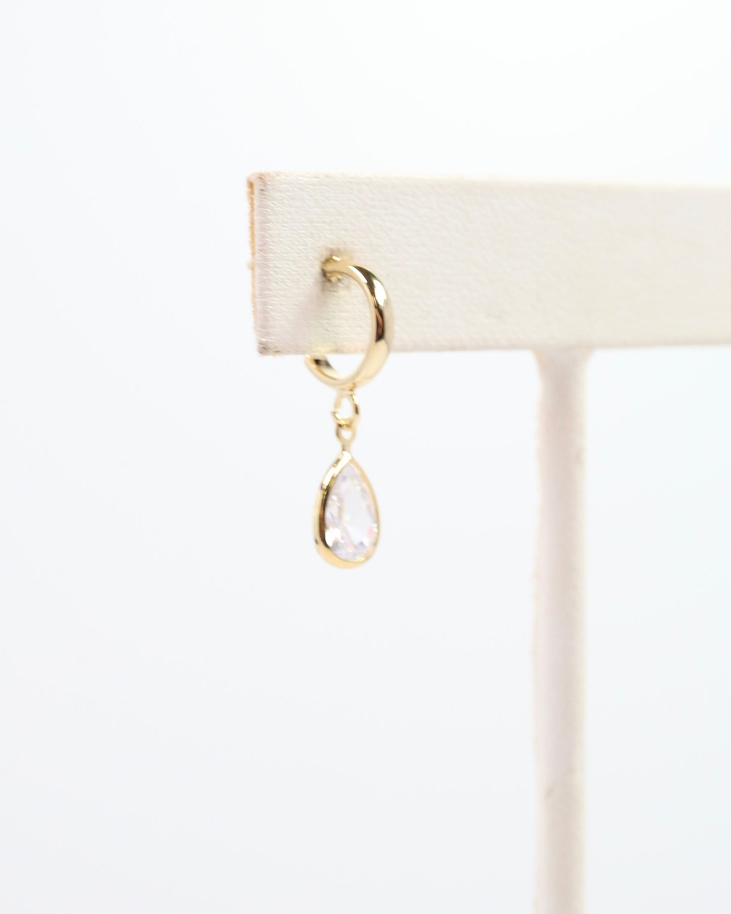 Calvert Hoop with Charm Gold