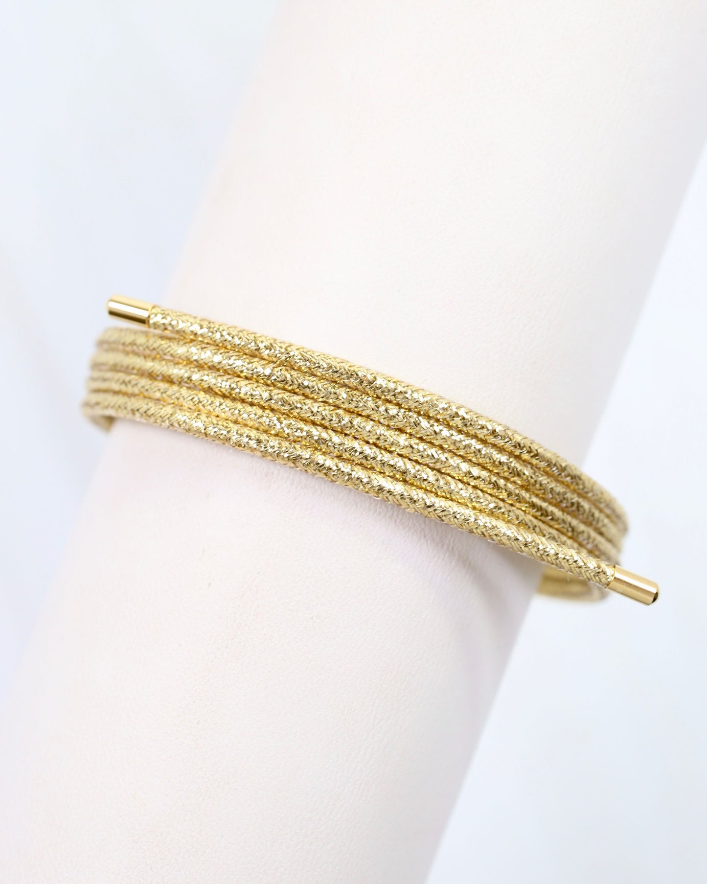 Dakota Magnetic Cord Necklace Gold