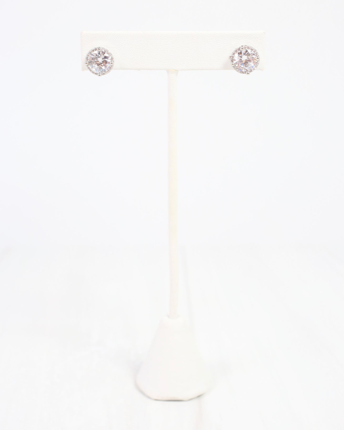 Hurley CZ Stud Silver