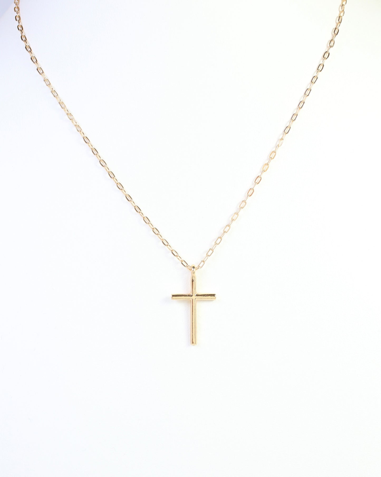 Carla Cross Necklace Gold