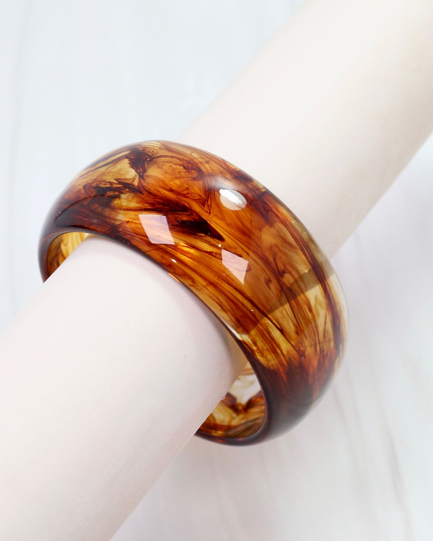 Carole Bangle Bracelet Tortoise