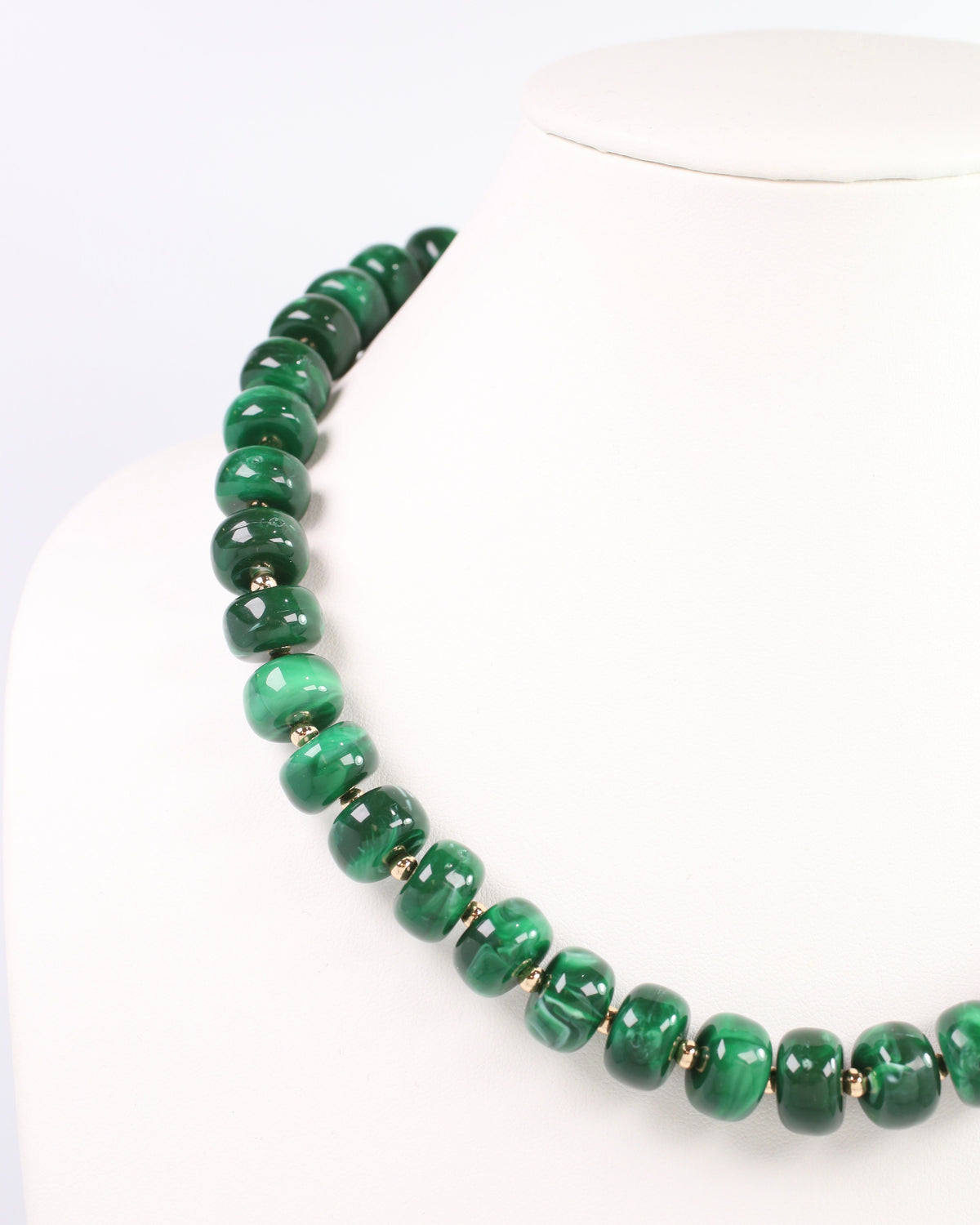 Tanner Beaded Necklace Green