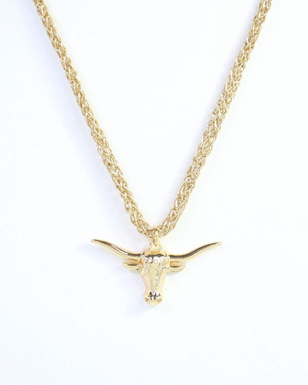 Corie Cord Necklace Bull Gold