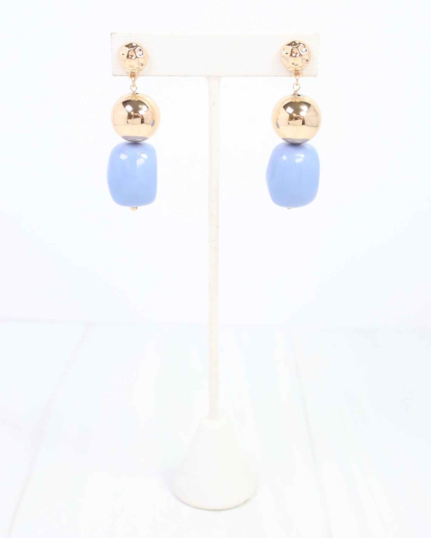 Bridgeport Stone Dangle Earring Blue