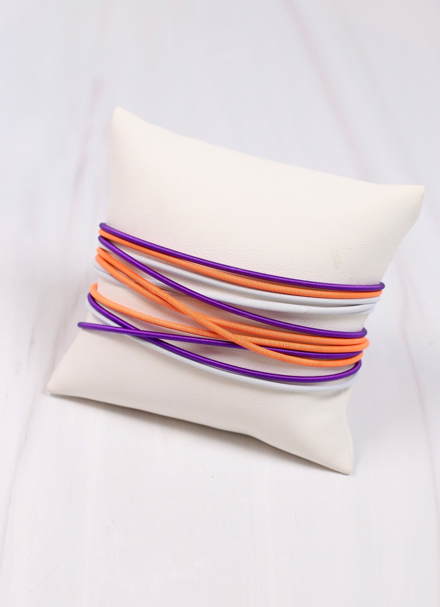 Bernard Bracelet Set Purple Orange