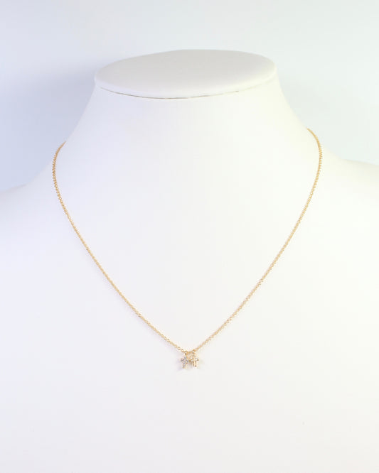 Adrian Cross Necklace Gold
