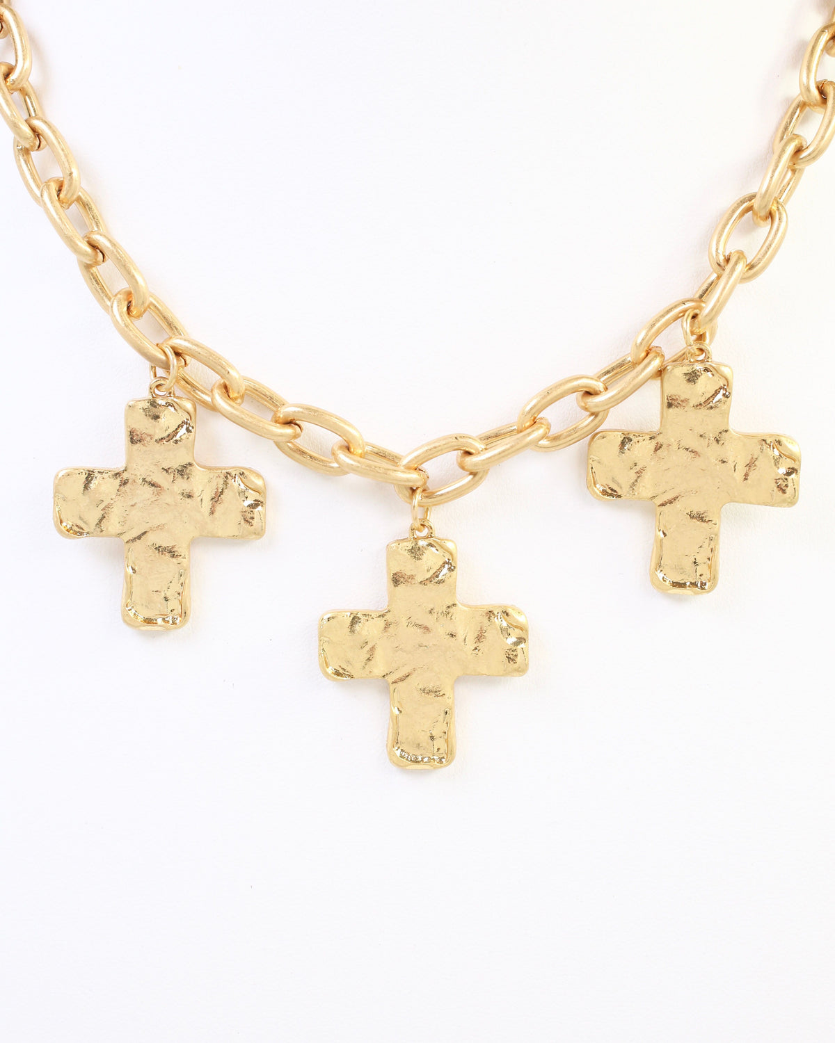 Clarence House Triple Cross Necklace WRVG