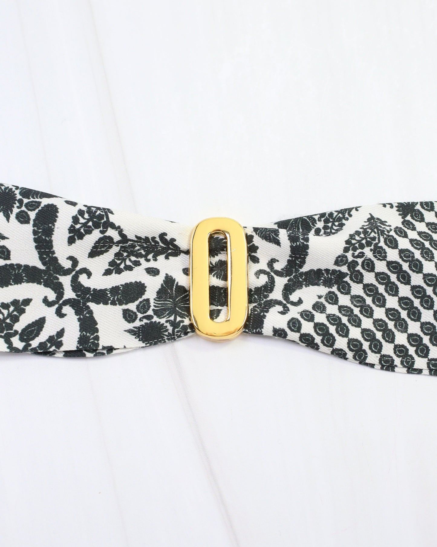 Arlett Initial Scarf Slide O Gold