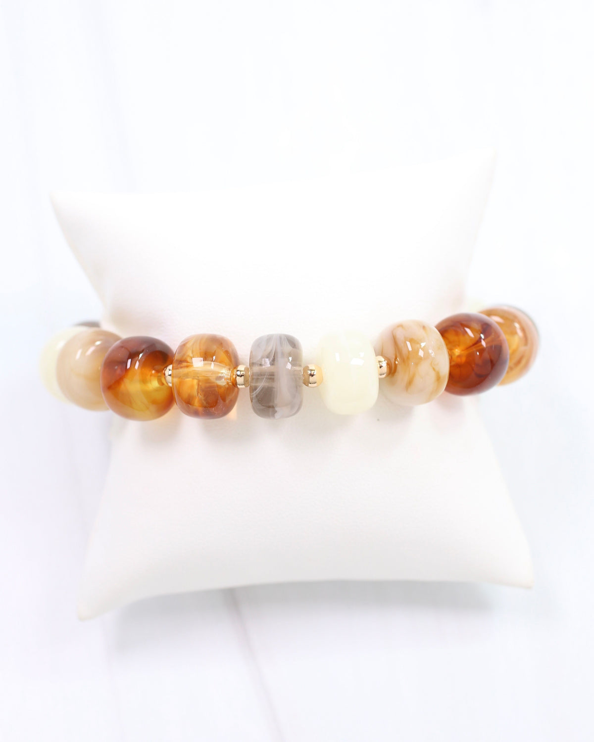 Tanner Beaded Bracelet Brown Multi