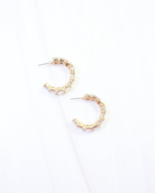 Cumberland Crystal Earring Clear