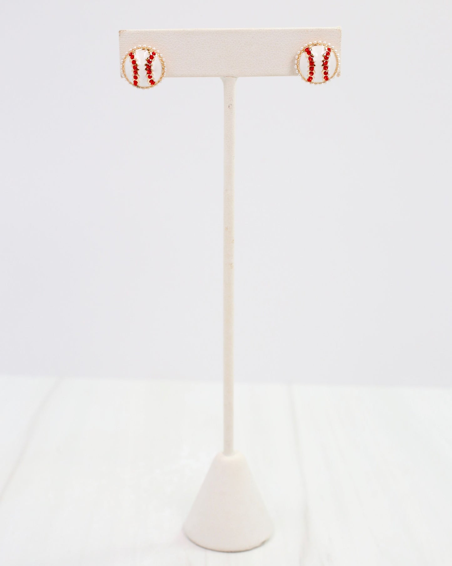 Billy Jo Baseball Stud White